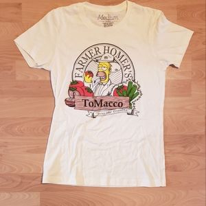 Homer Simpson ToMacco Ladies Tshirt New The Simpsons